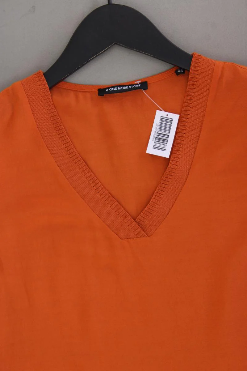 One more story Ärmellose Bluse Gr. 34 orange aus Viskose - Image 2
