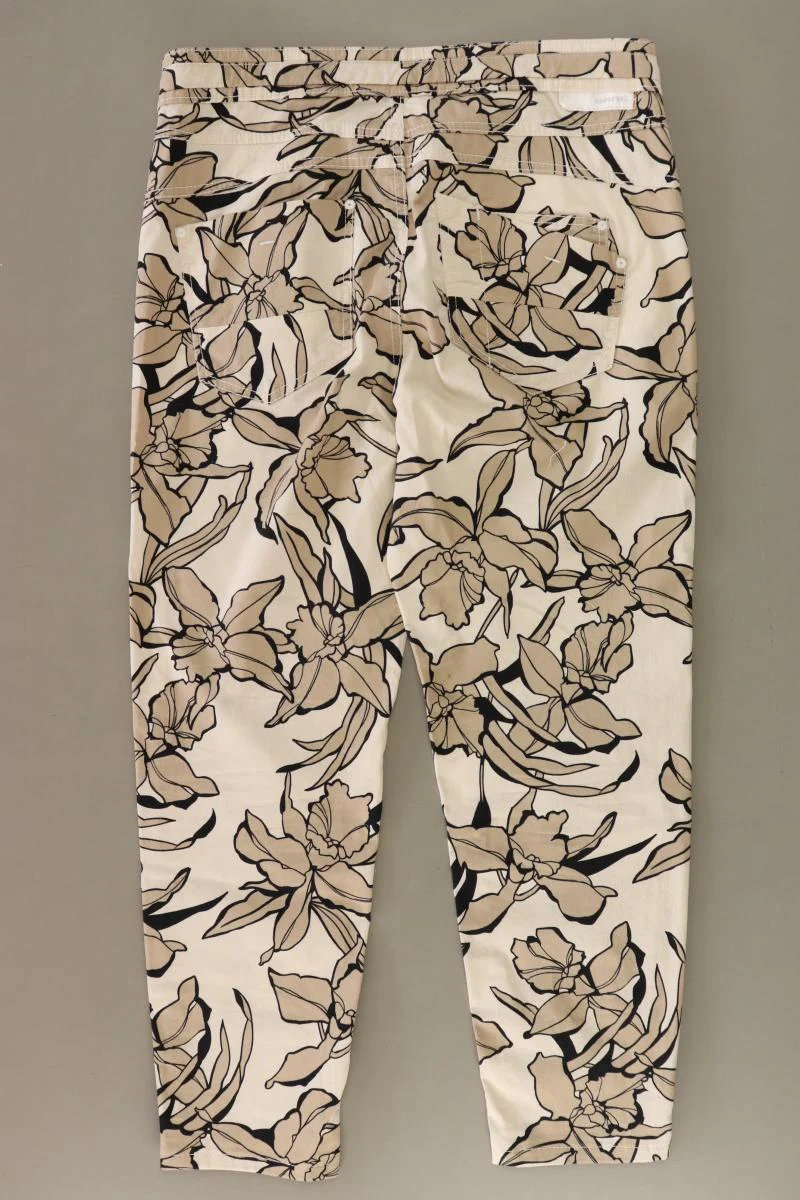 Gang Hose Gr. W27 mit Blumenmuster neuwertig Modell Amelie creme aus Baumwolle - Image 2