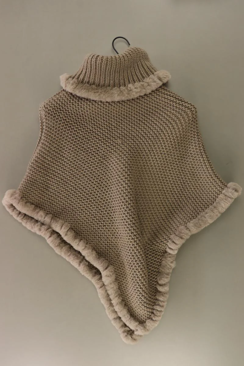 Rino&Pelle Poncho Gr. OneSize grau aus Polyacryl - Image 2