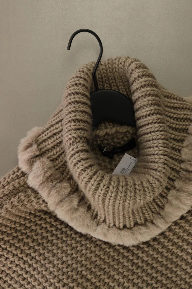 Rino&Pelle Poncho Gr. OneSize grau aus Polyacryl - Image 3