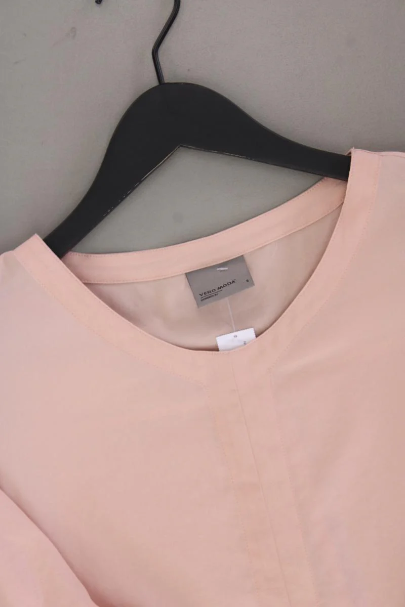 Vero Moda Kurzarmbluse Gr. S rosa aus Polyester - Image 2