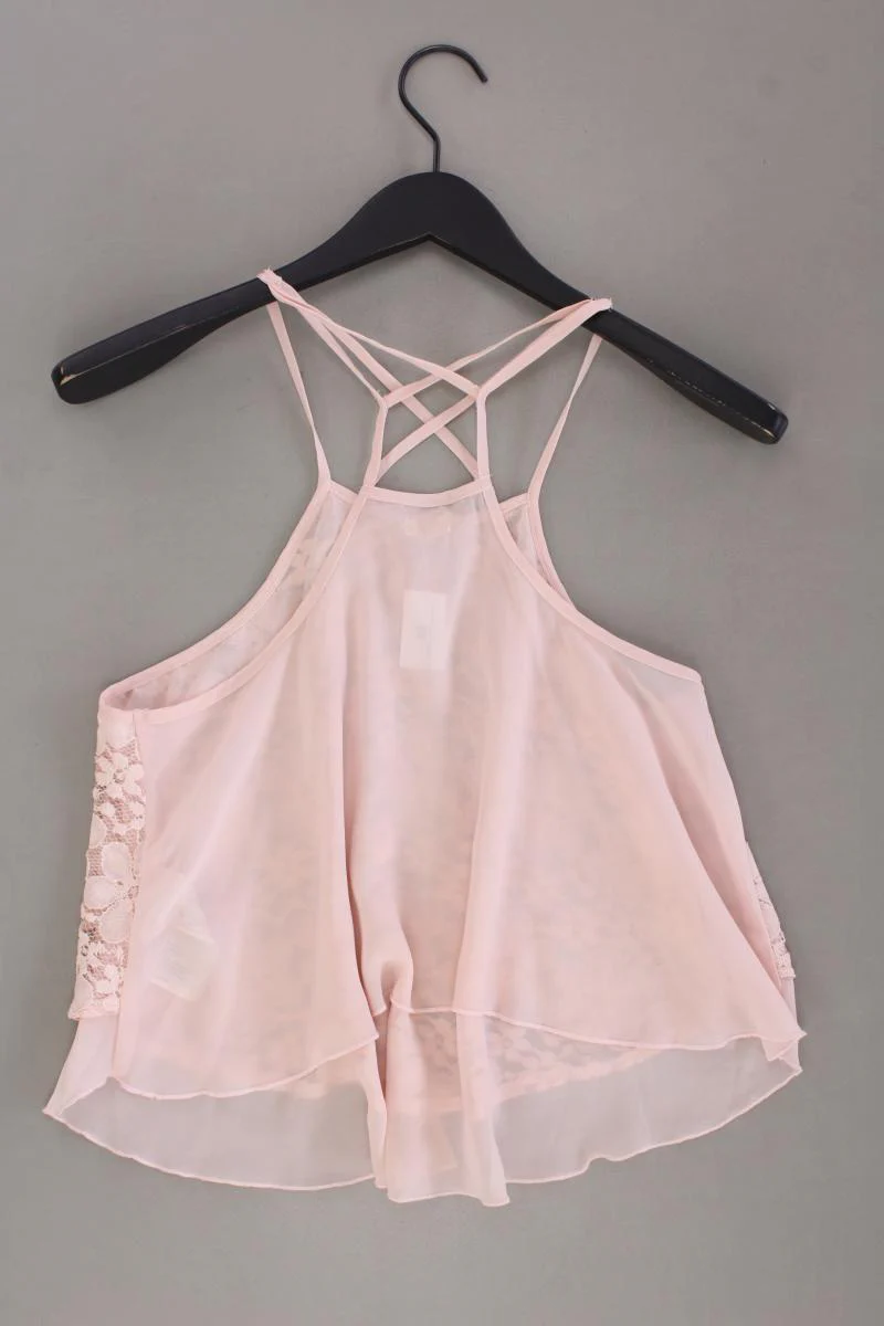 Hollister Spitzentop Gr. M rosa aus Baumwolle - Image 3