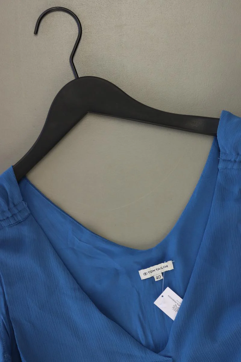 Tom Tailor Midikleid Gr. 40 Ärmellos blau aus Polyester - Image 3