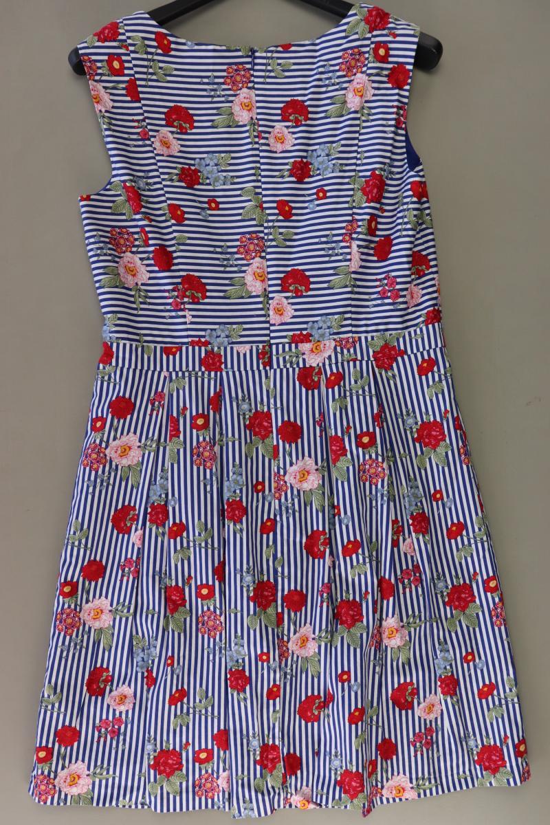 s.Oliver Midikleid Gr. 40 gestreift neuwertig Ärmellos blau aus Polyester - Image 2