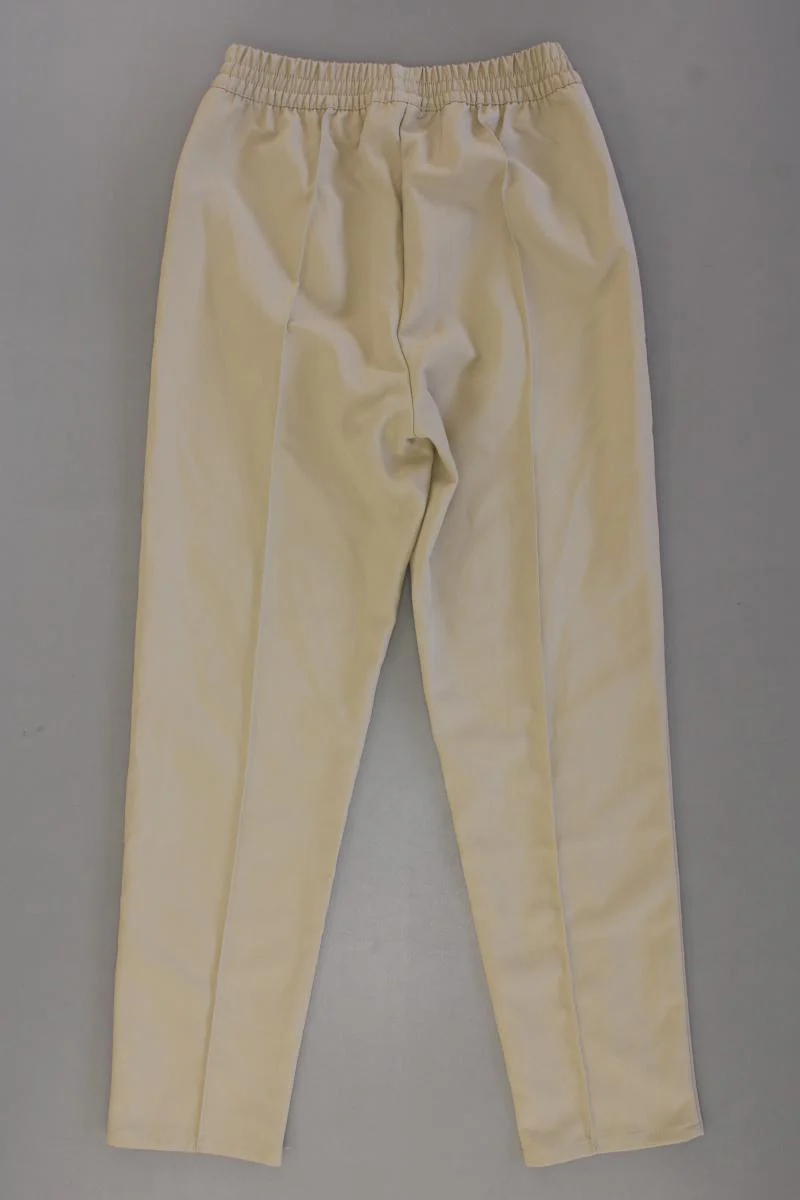 NA-KD Elastic Waist Seamline Pants Hose Gr. 34 neuwertig creme aus Polyester - Image 3