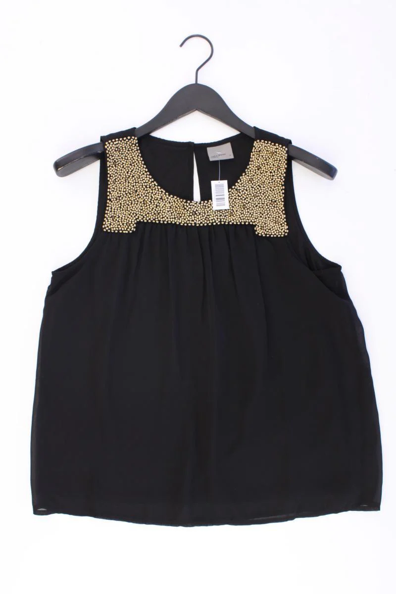 Vero Moda Ärmellose Bluse Gr. M schwarz aus Polyester