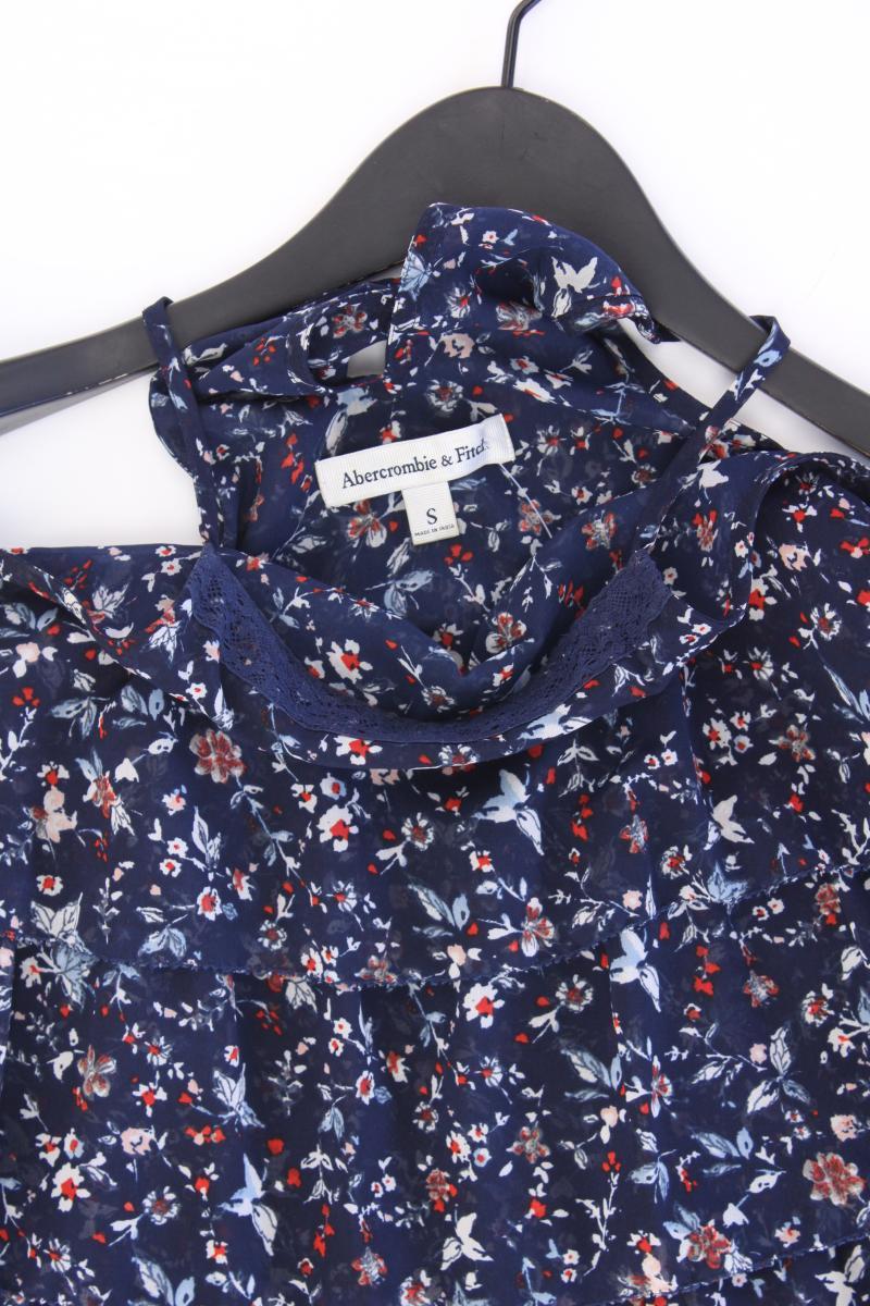 Abercrombie & Fitch Spaghetti-Top Gr. S mit Blumenmuster blau aus Polyester - Image 2