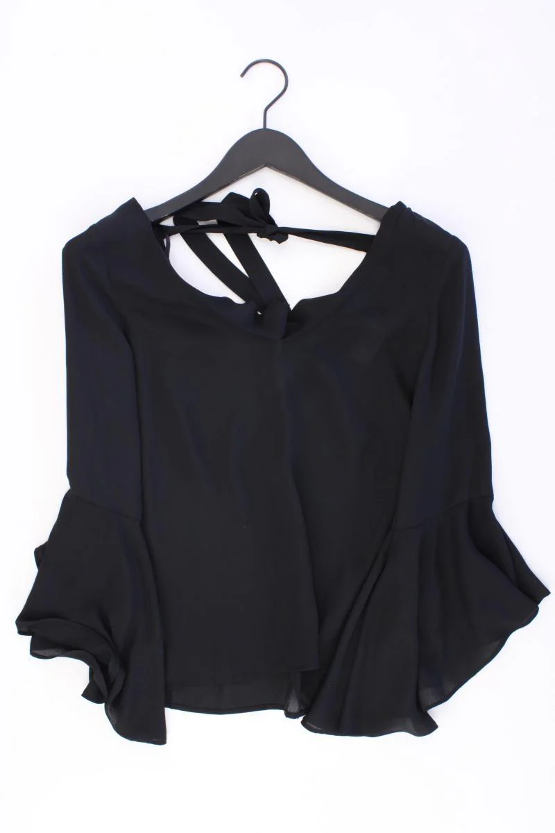 NA-KD Flounced Sleeve V-Neck Blouse Gr. 36 neuwertig Neupreis: 29,95€! schwarz