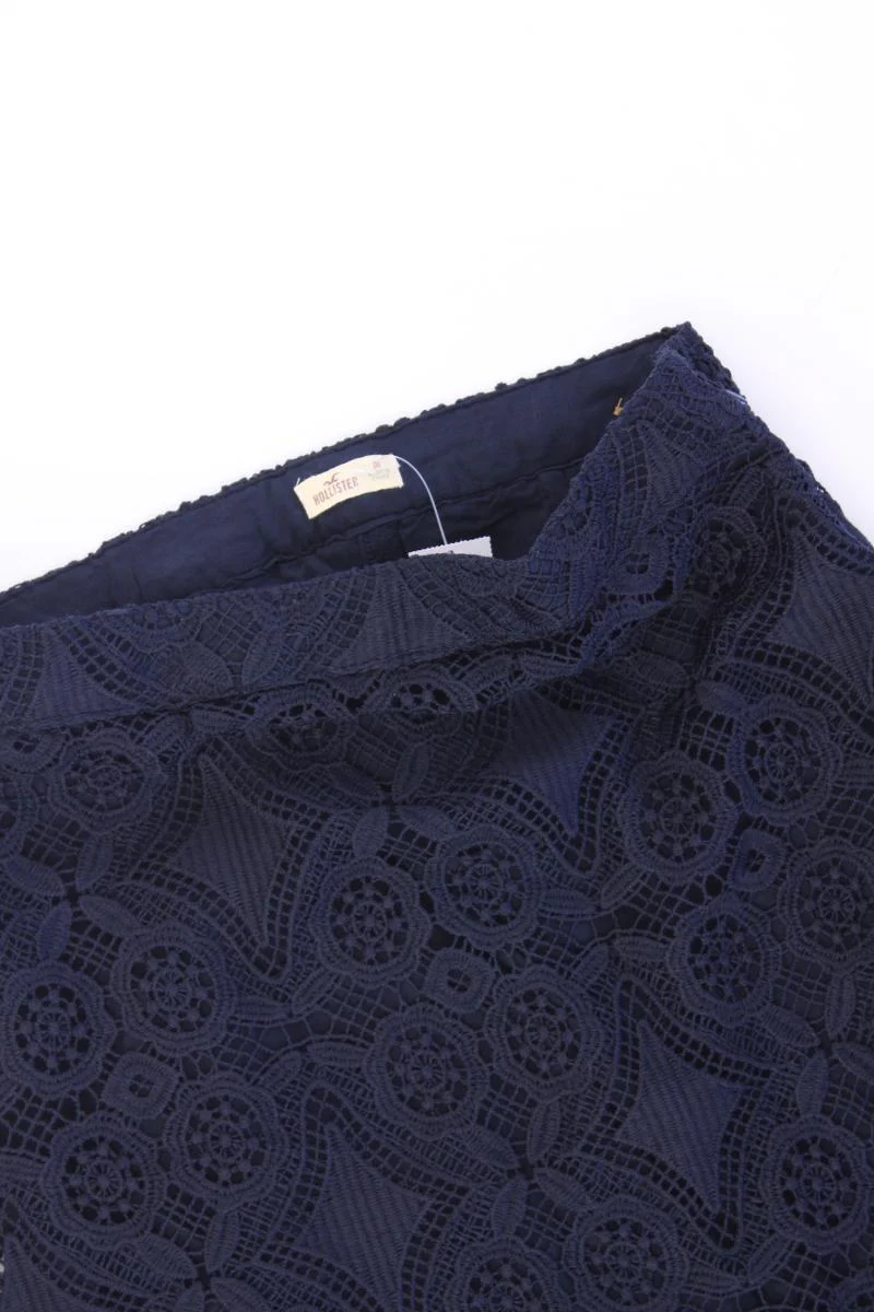 Hollister Spitzenrock Gr. US 0 (XS) blau aus Polyester - Image 2