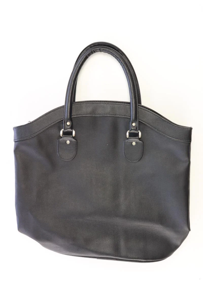 Henkeltasche schwarz aus Kunstleder - Image 2