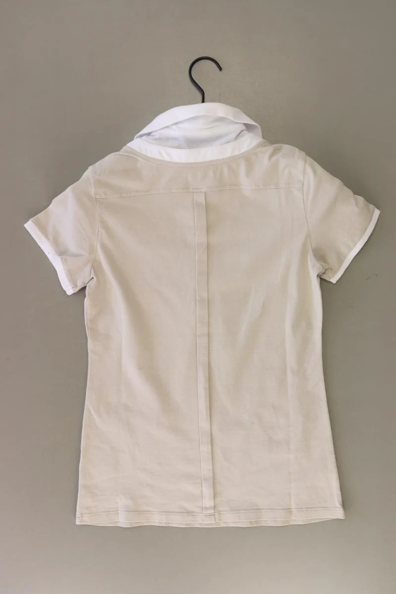 Margittes Poloshirt Gr. 38 Kurzarm creme aus Baumwolle - Image 2