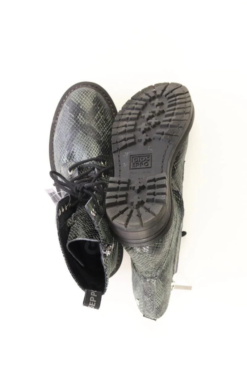 Gioseppo Stiefeletten Gr. 37 grün aus Leder - Image 4