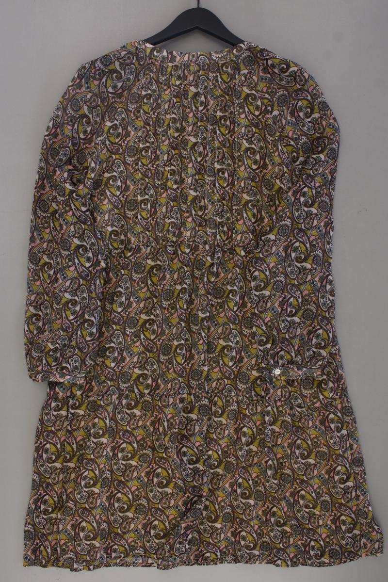 Montego Chiffonkleid Gr. 46 mit Paisleymuster neuwertig Langarm gelb - Image 3