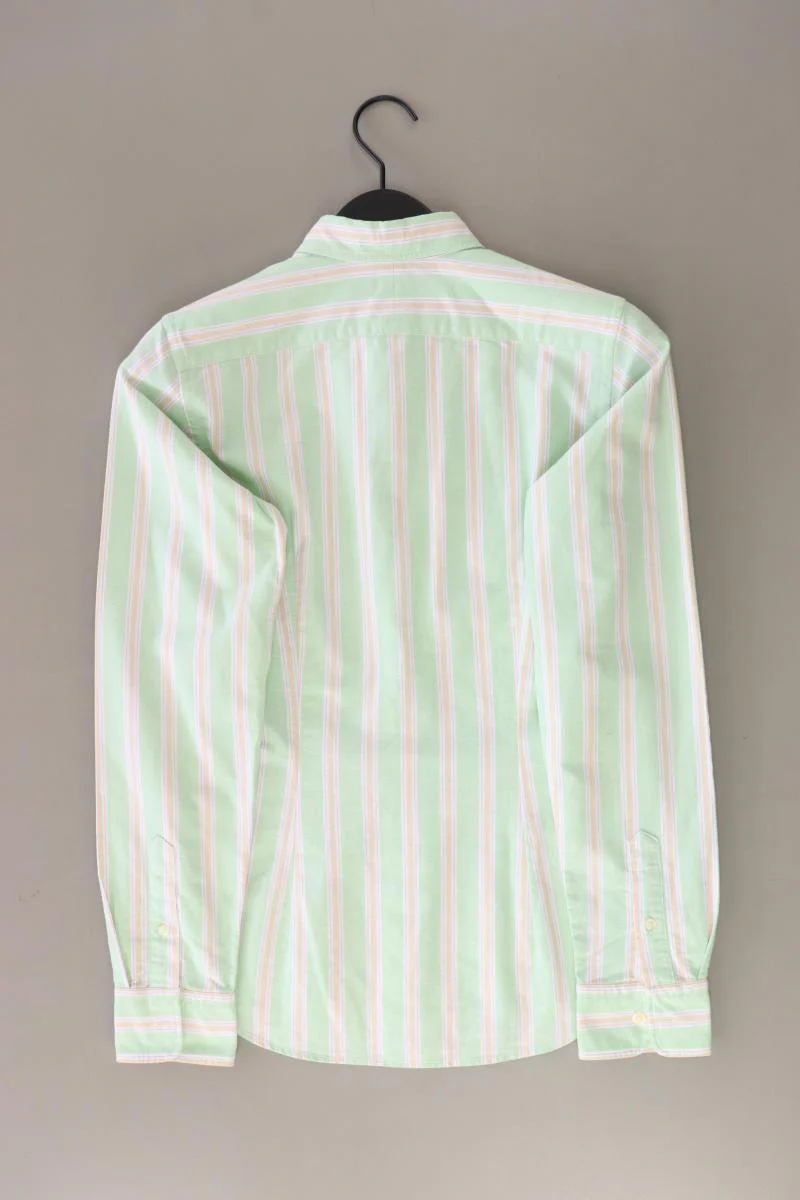 Ralph Lauren Langarmhemd für Herren Gr. US 8 (S) gestreift grün aus Baumwolle - Image 2