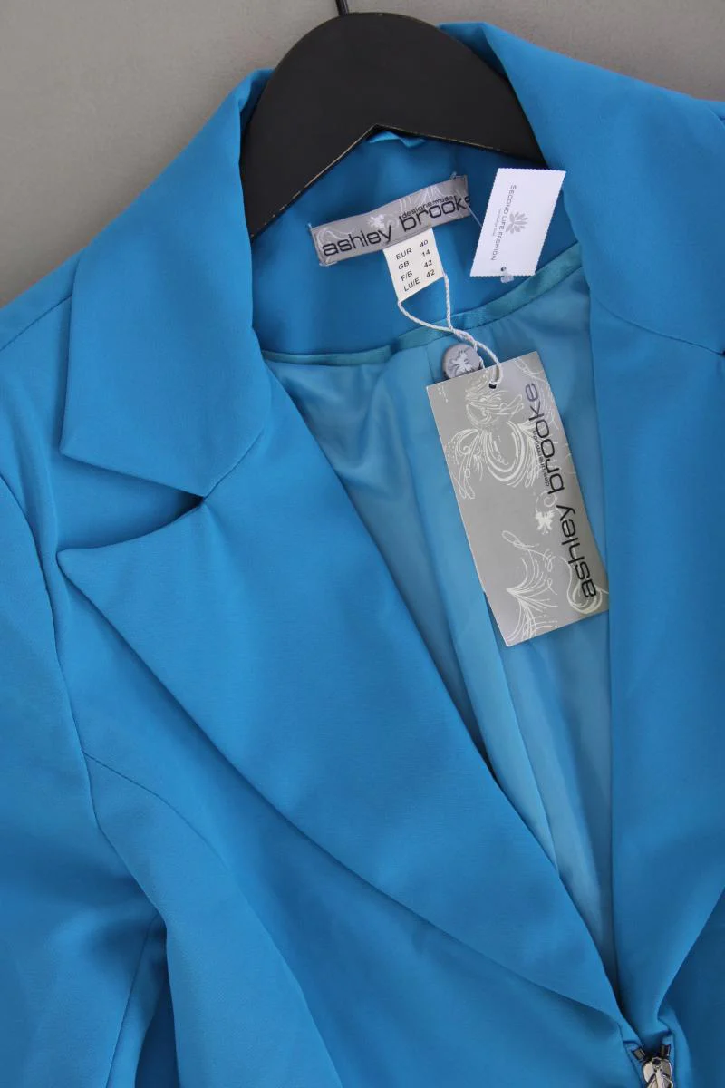 Ashley Brooke Regular Blazer Gr. 40 neu mit Etikett türkis aus Polyester - Image 2