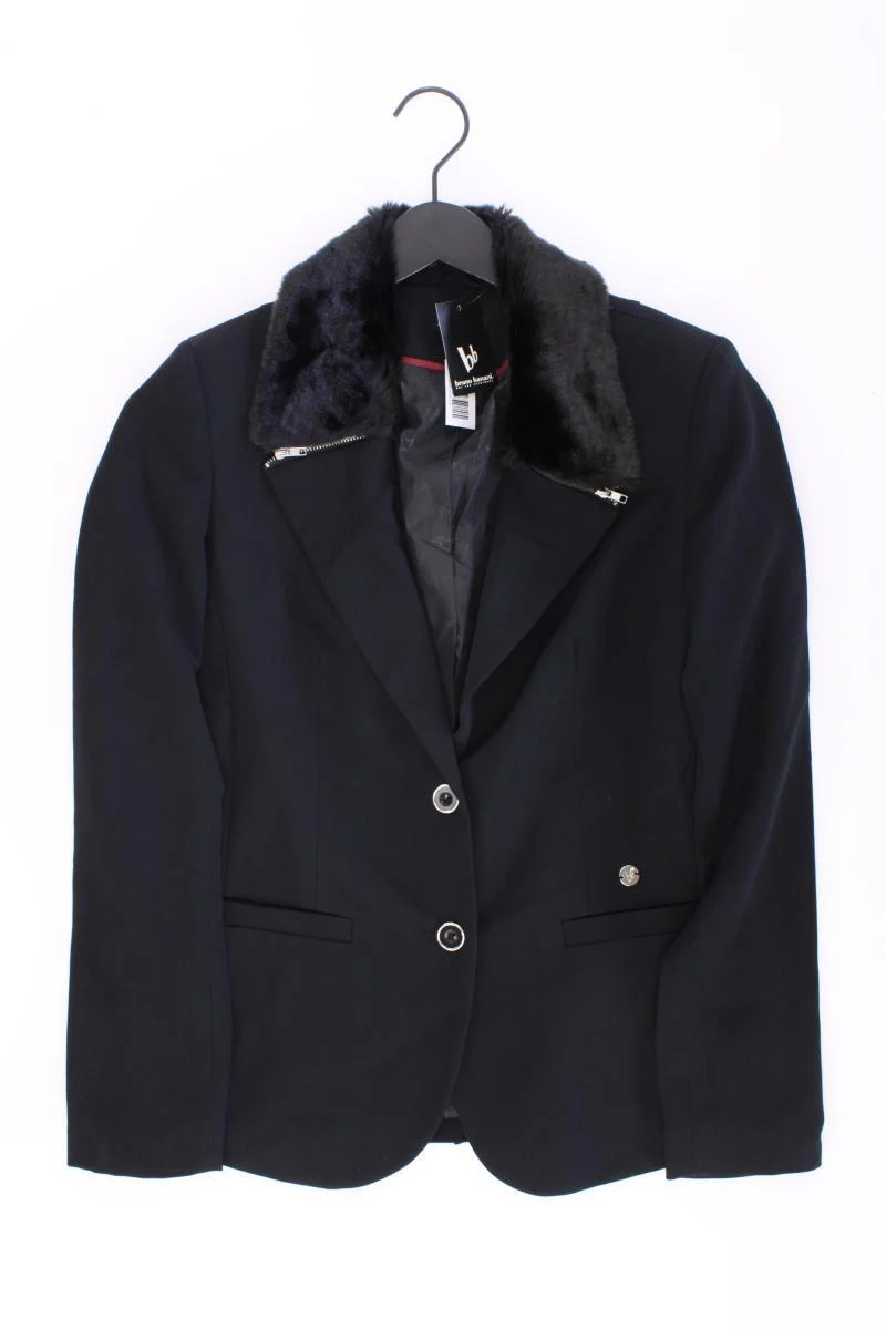 Bruno Banani Regular Blazer Gr. 38 neu mit Etikett schwarz aus Polyester