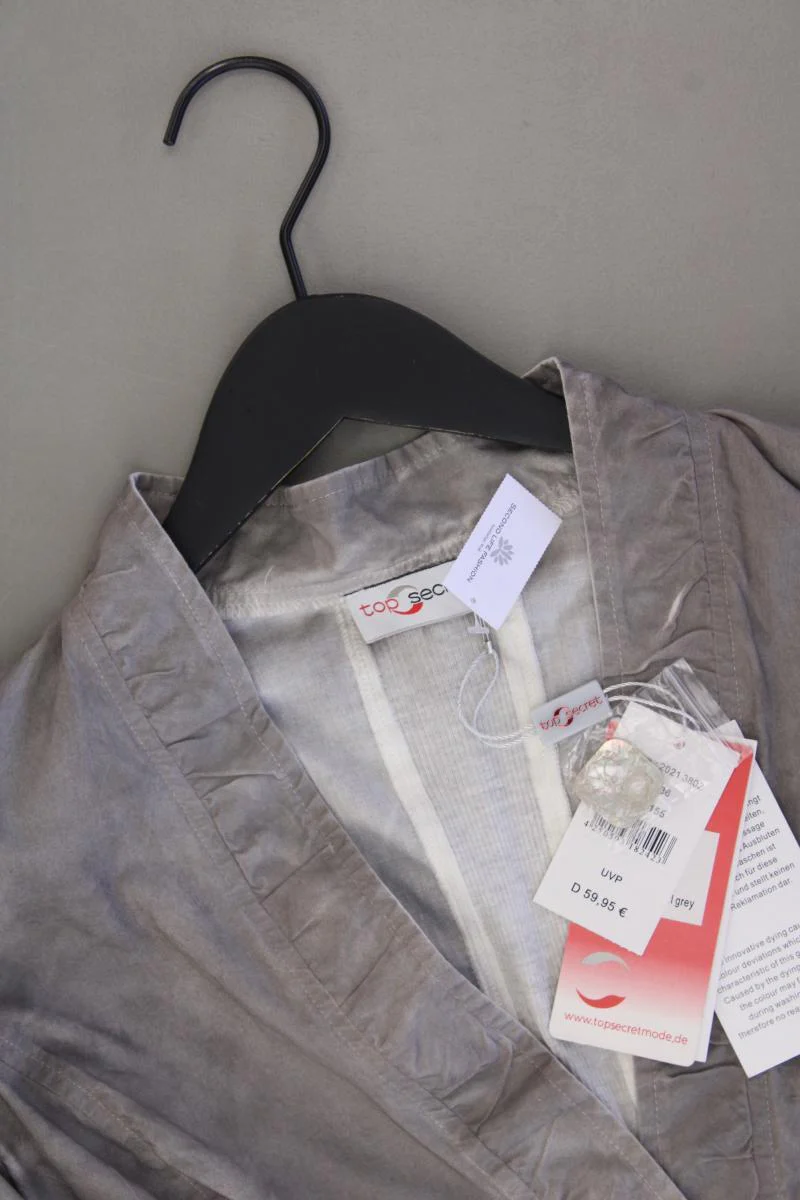 Top Secret Regular Bluse Gr. 36 neu mit Etikett Neupreis: 59,95€! 3/4 Ärmel grau - Image 2