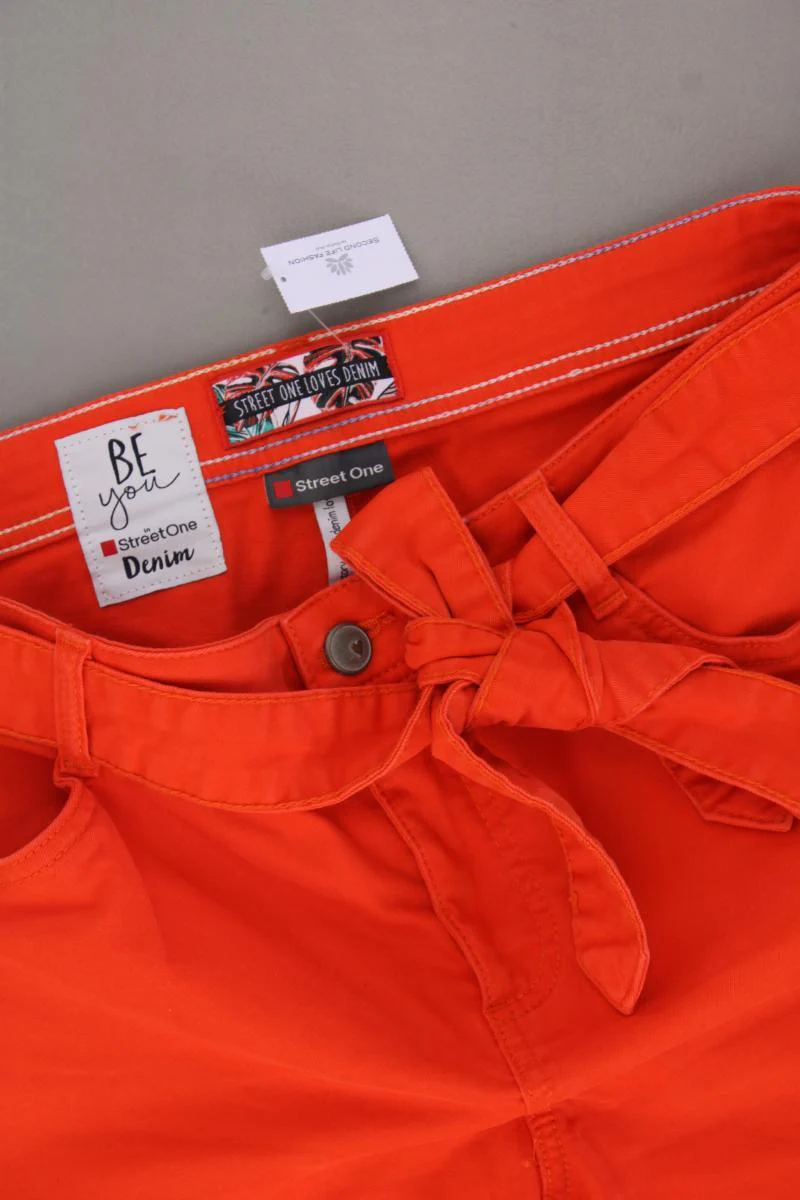 Street One Shorts Gr. W34 neuwertig orange aus Baumwolle - Image 2