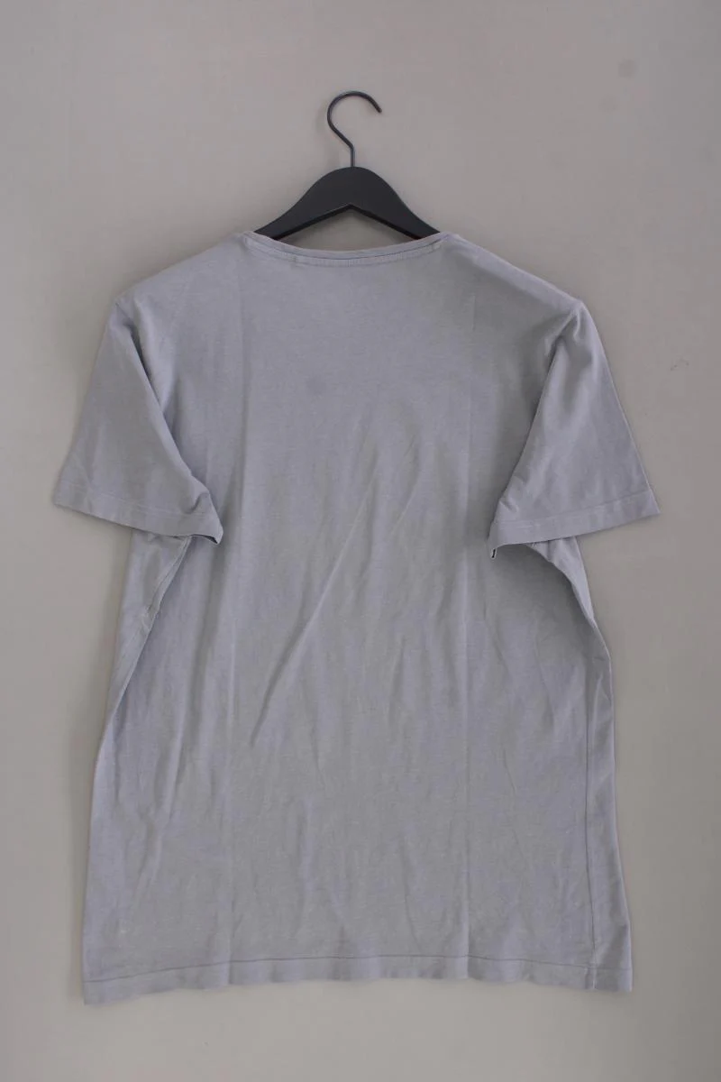 s.Oliver Printshirt für Herren Gr. XL Kurzarm grau aus Baumwolle - Image 3