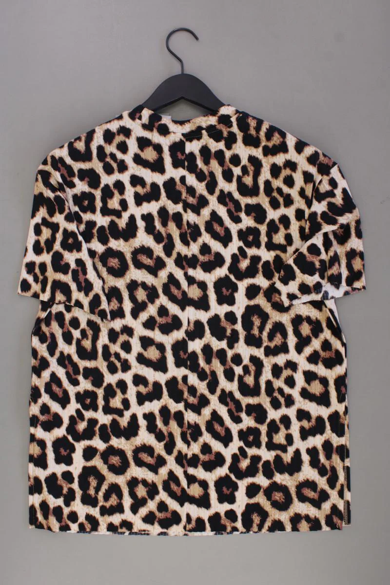 H&M Shirt Gr. S mit Tierdruck neu mit Etikett Kurzarm braun aus Polyester - Image 3