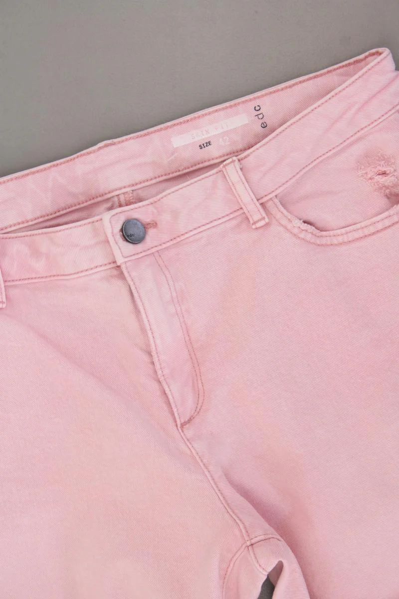 edc by Esprit Skinny Jeans Gr. 42 neuwertig rosa aus Baumwolle - Image 2