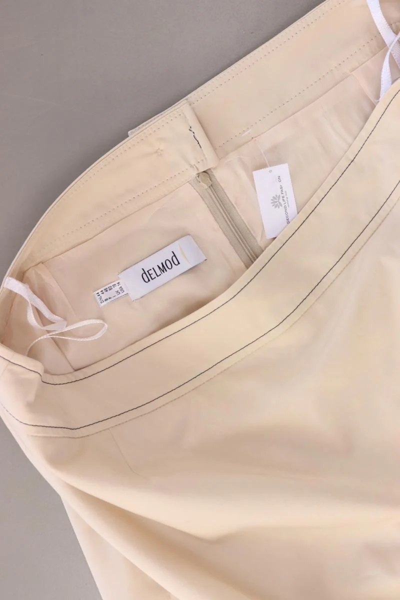 Delmod Bleistiftrock Gr. 44 creme aus Polyester - Image 3