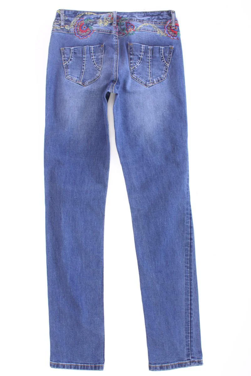 Desigual Skinny Jeans Gr. W27 blau aus Baumwolle - Image 3