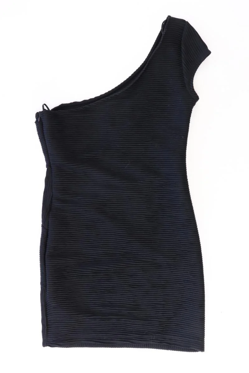 Zara One-Shoulder-Kleid Gr. M Kurzarm schwarz aus Polyester - Image 2