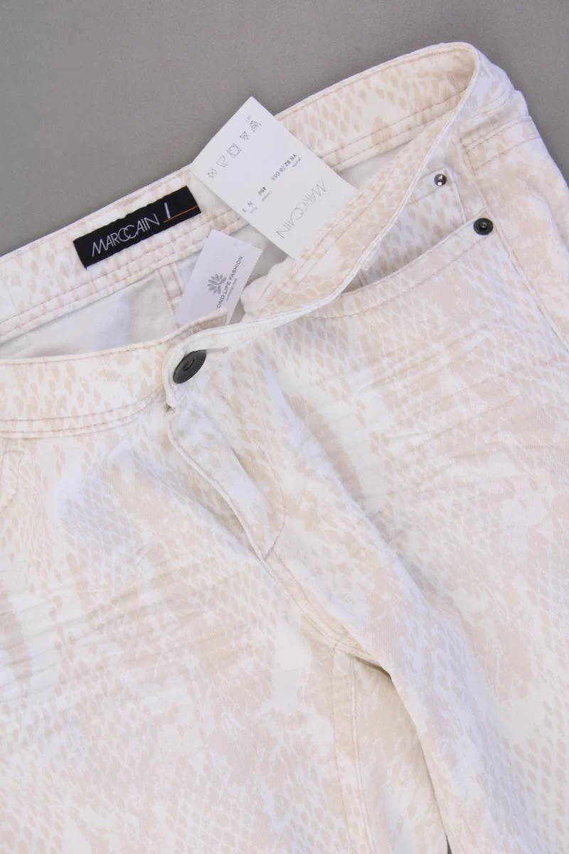 Marc Cain Skinny Jeans Gr. 38 mit Tierdruck creme aus Baumwolle - Image 2