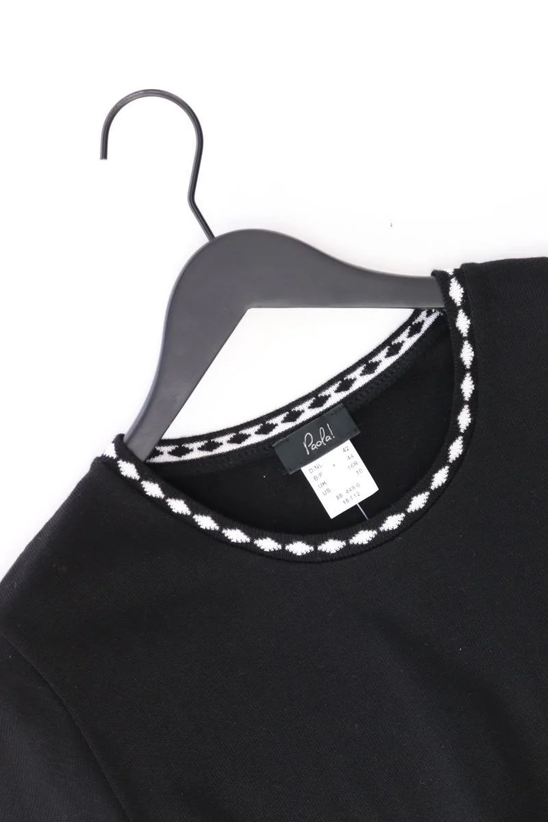 Paola Strickkleid Gr. 42 Kurzarm schwarz aus Polyacryl - Image 3