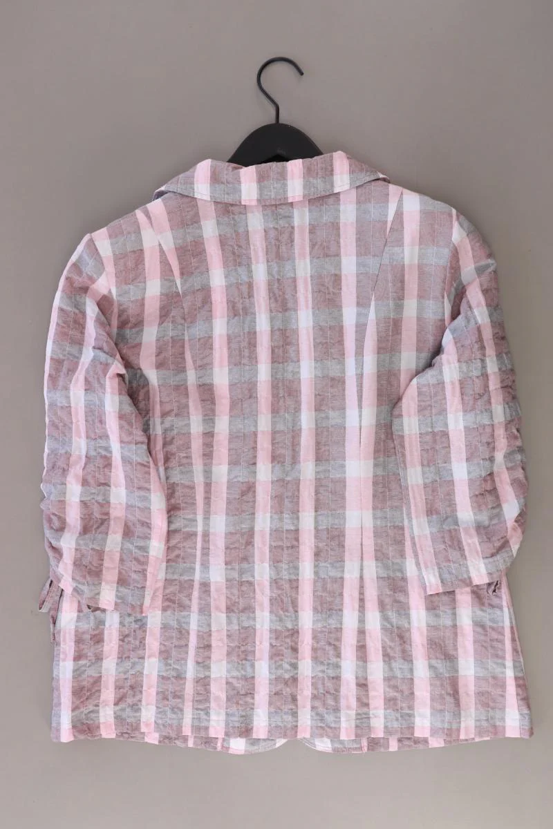 Mona Longblazer Gr. 42 kariert rosa aus Baumwolle - Image 2