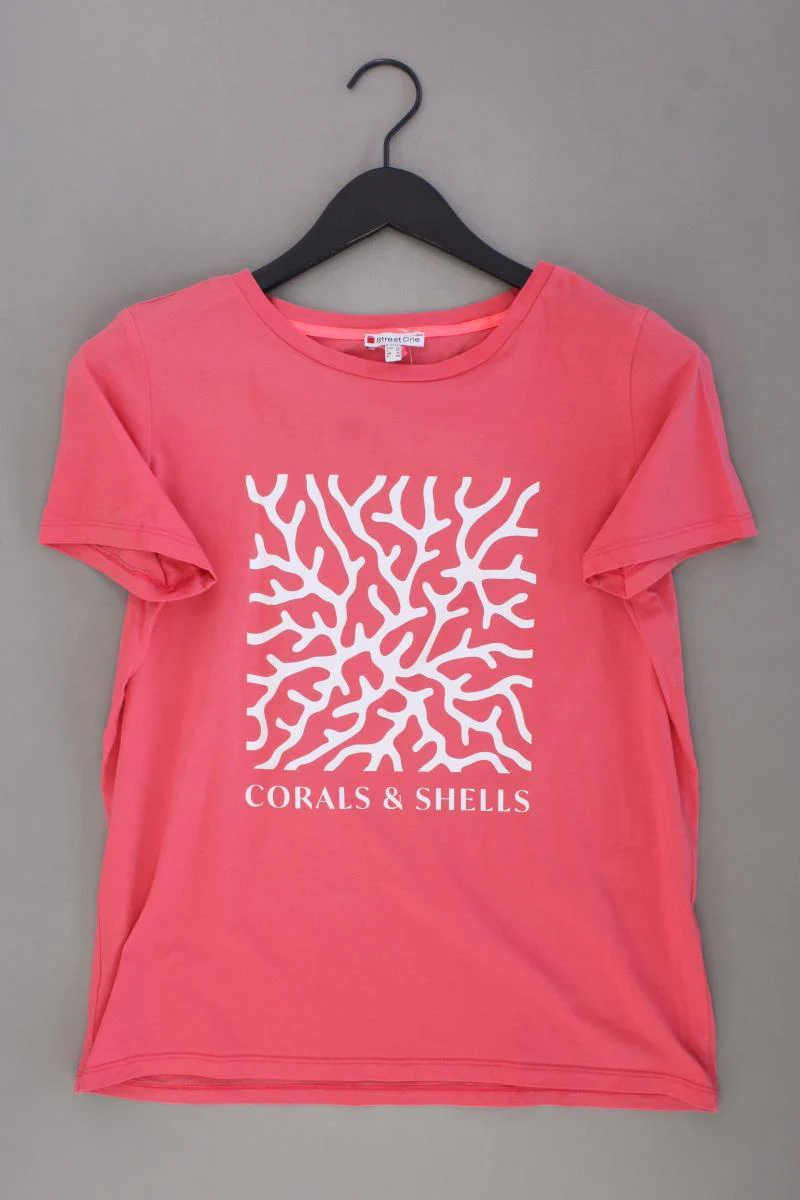Street One Printshirt Gr. 38 neuwertig Kurzarm rosa
