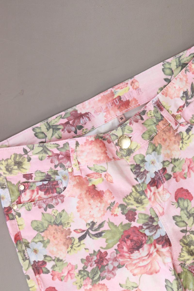 Hallhuber Skinny Jeans Gr. 36 mit Blumenmuster rosa aus Baumwolle - Image 3