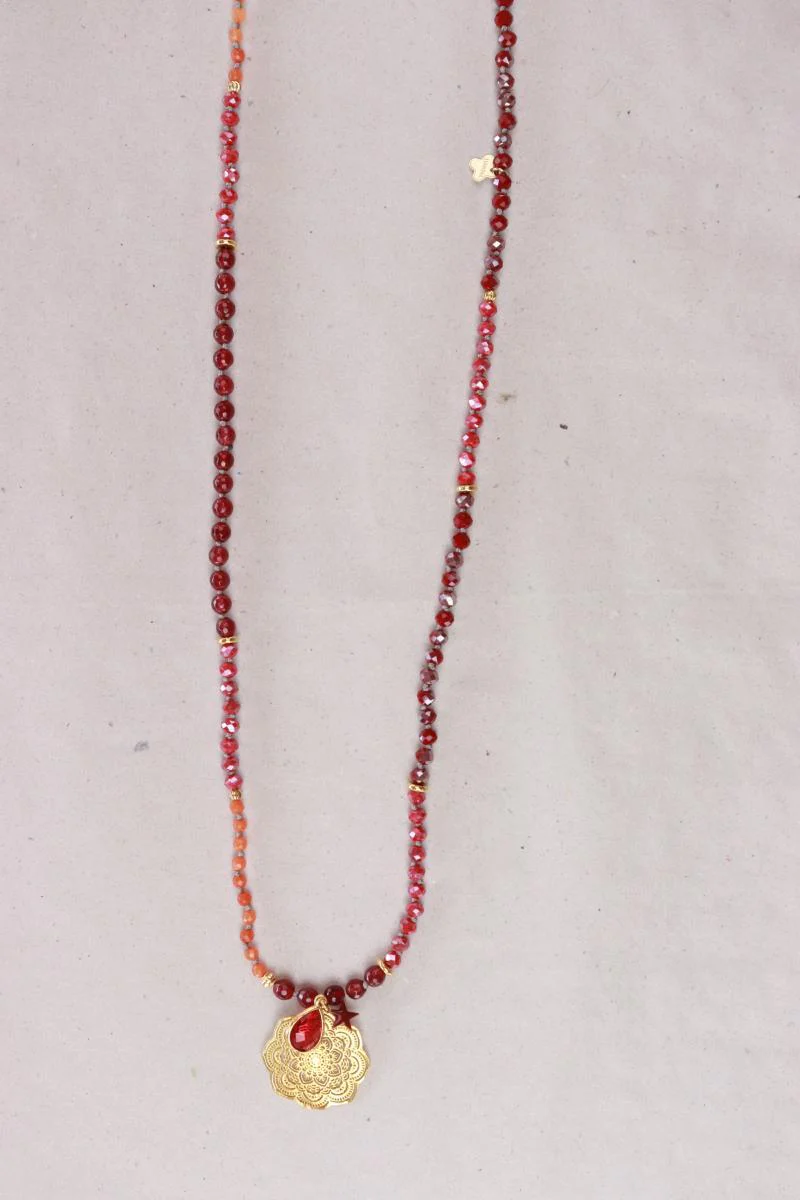 Halskette rot