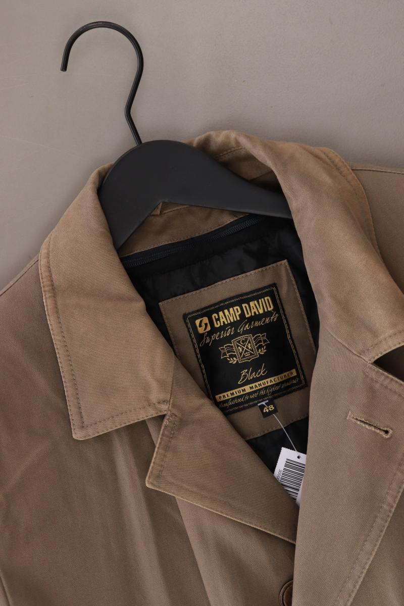 Camp David Regular Mantel für Herren Gr. 48 braun - Image 3