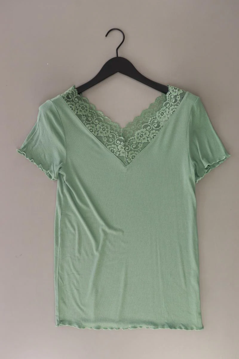 Mama Licious Shirt mit V-Ausschnitt Gr. XL Kurzarm grün