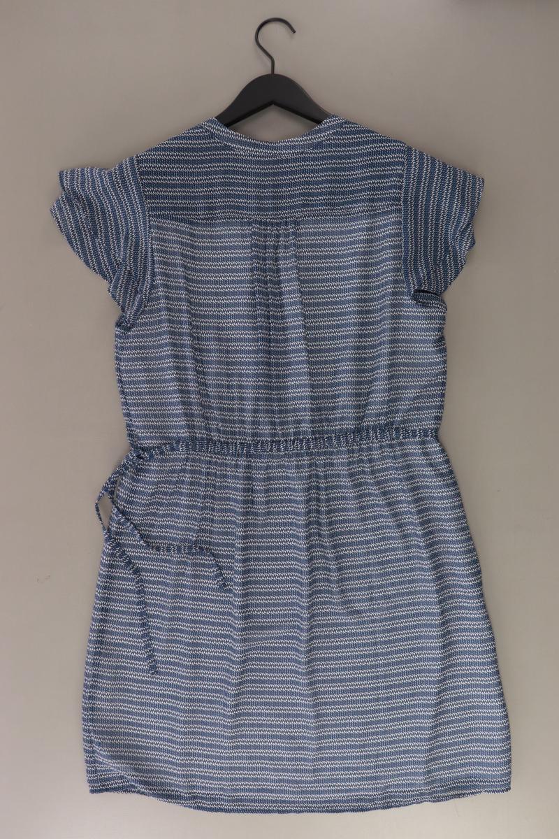 H&M Kleid Gr. 42 Kurzarm blau aus Polyester - Image 2