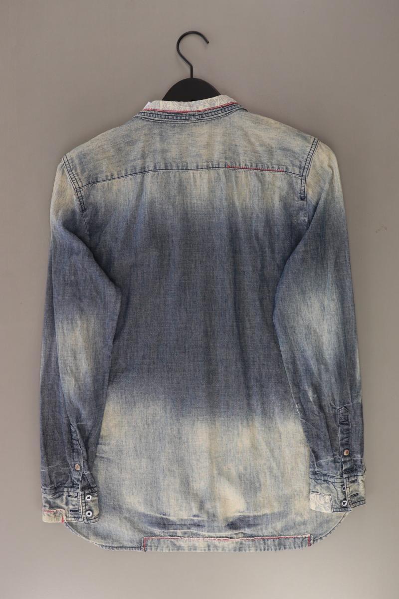Tom Tailor (Denim) Jeanshemd für Herren Gr. L Langarm blau aus Baumwolle - Image 2