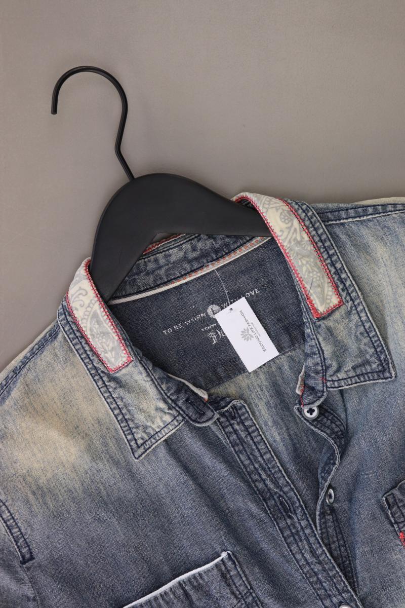 Tom Tailor (Denim) Jeanshemd für Herren Gr. L Langarm blau aus Baumwolle - Image 3