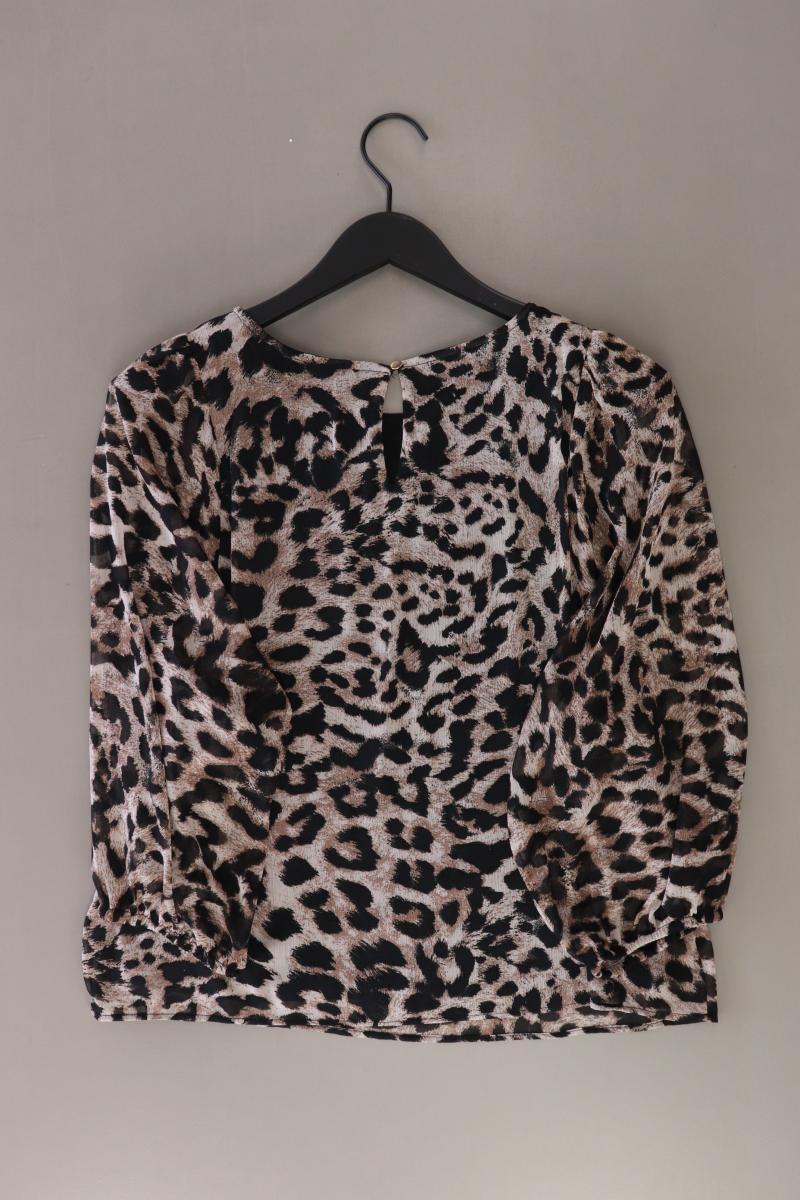 More&More Regular Bluse Gr. 38 mit Tierdruck neuwertig 3/4 Ärmel braun - Image 2
