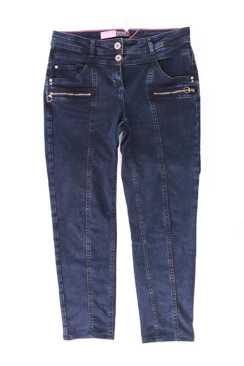 Cecil Straight Jeans Gr. W28 neuwertig blau aus Baumwolle