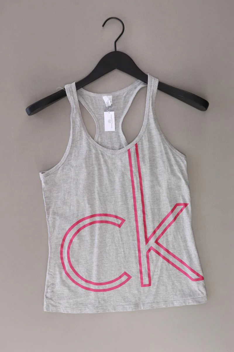 Calvin Klein Trägertop Gr. S grau aus Baumwolle