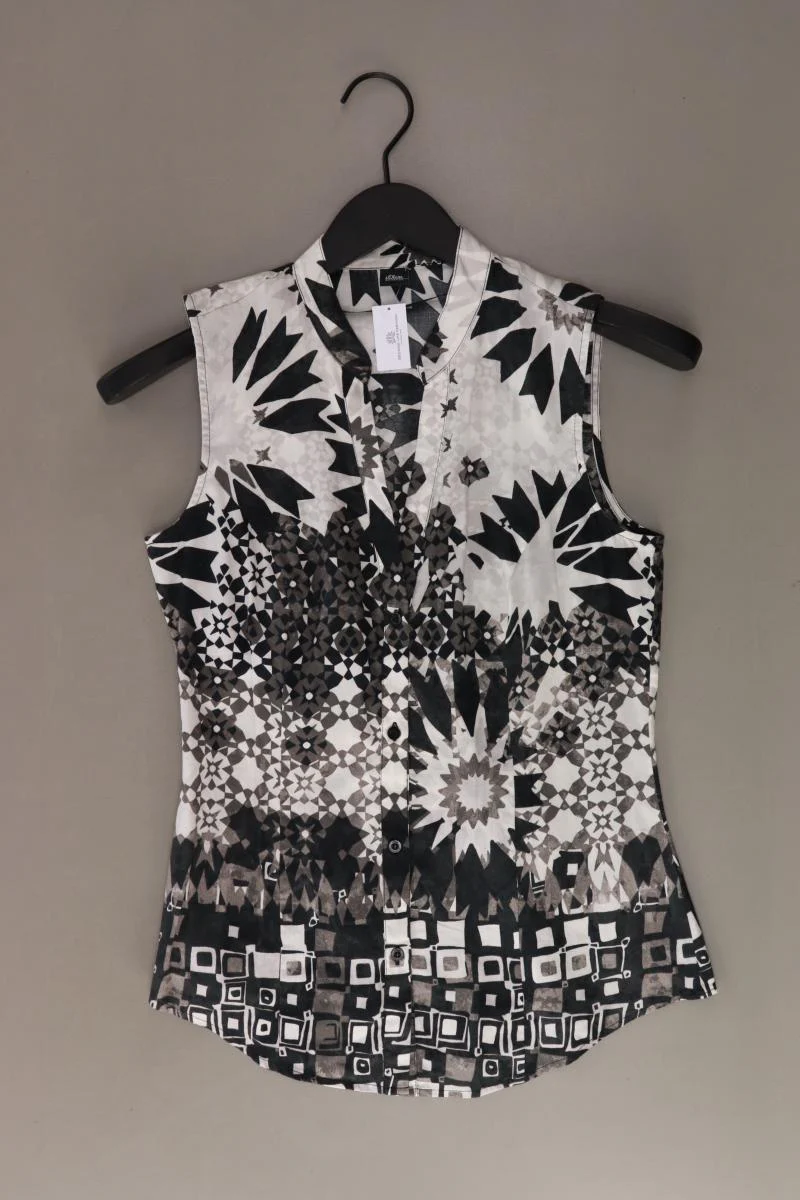 s.Oliver Ärmellose Bluse Gr. 36 schwarz