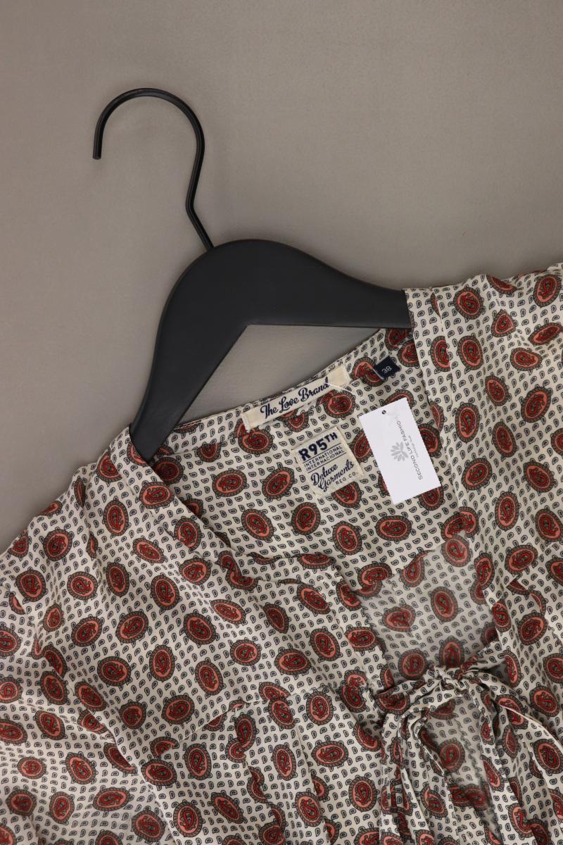 R95TH Schluppenbluse Gr. 38 mit Paisleymuster Langarm creme aus Polyester - Image 3