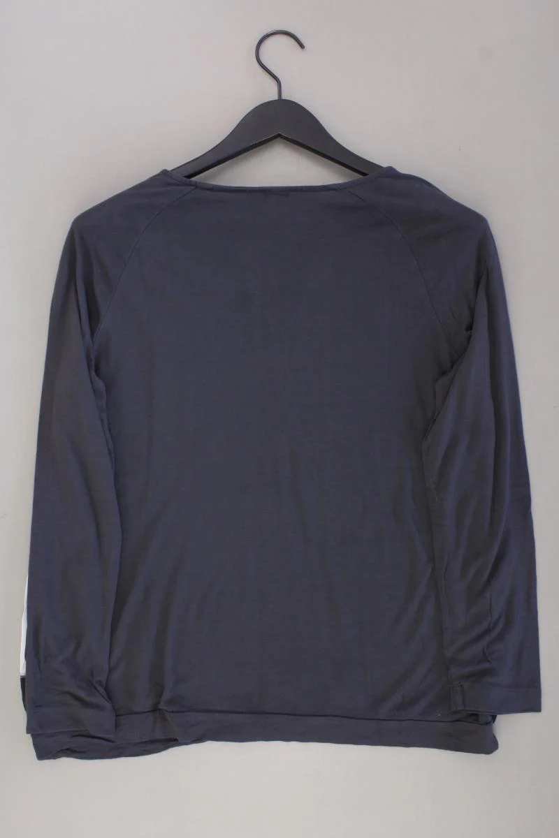 olsen Printshirt Gr. 42 Langarm grau aus Viskose - Image 3