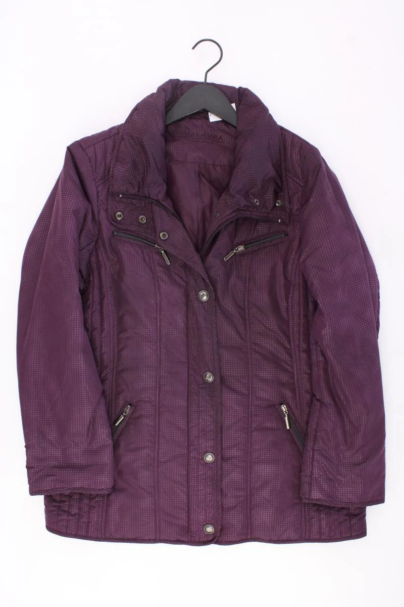 Gina Laura Lange Jacke Gr. L lila aus Polyester