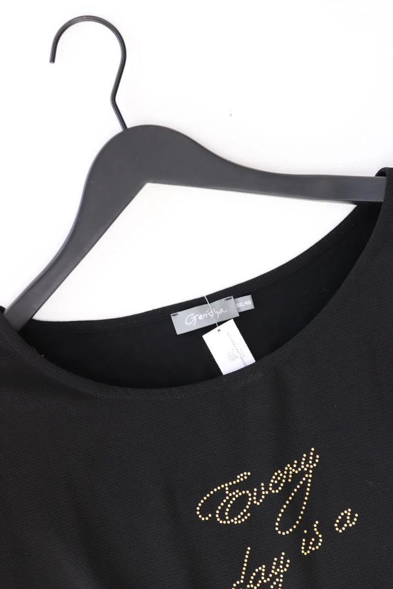 Geisha Oversize-Bluse Gr. 46 3/4 Ärmel schwarz aus Polyester - Image 3