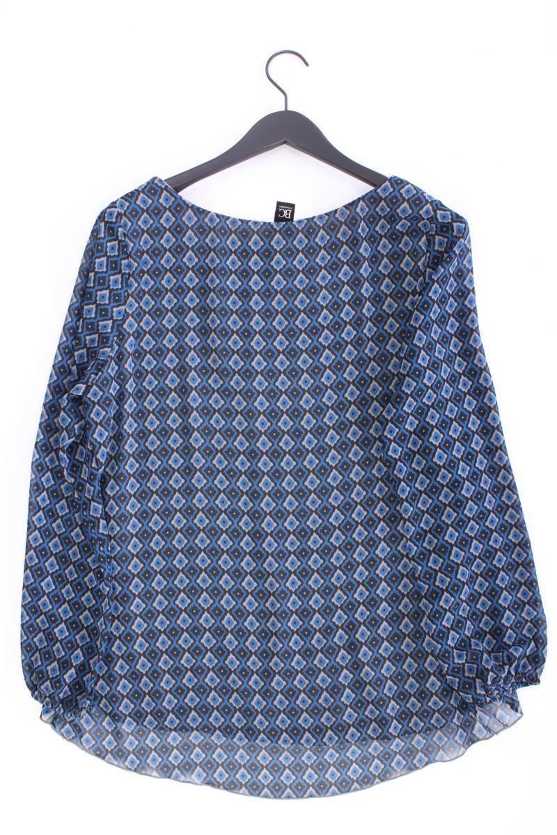 Best Connections Chiffonbluse Gr. 40 geometrisches Muster neuwertig Langarm blau - Image 3