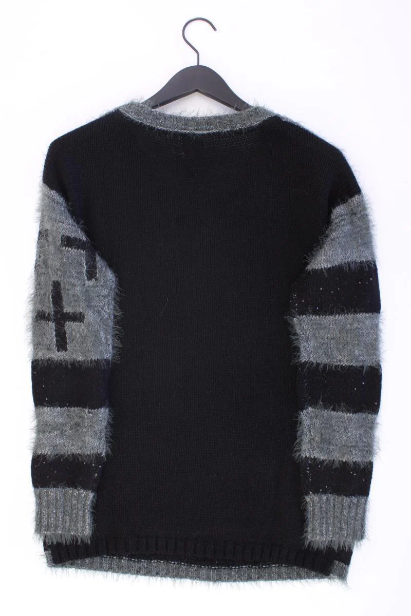Only Grobstrickpullover Gr. M mit Pailletten grau - Image 3
