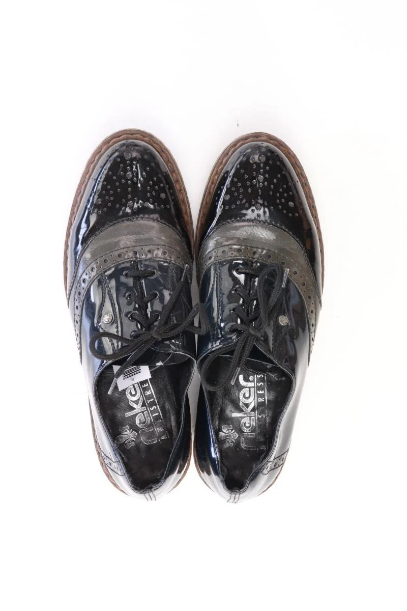 Rieker Schuhe Gr. 37 blau - Image 3